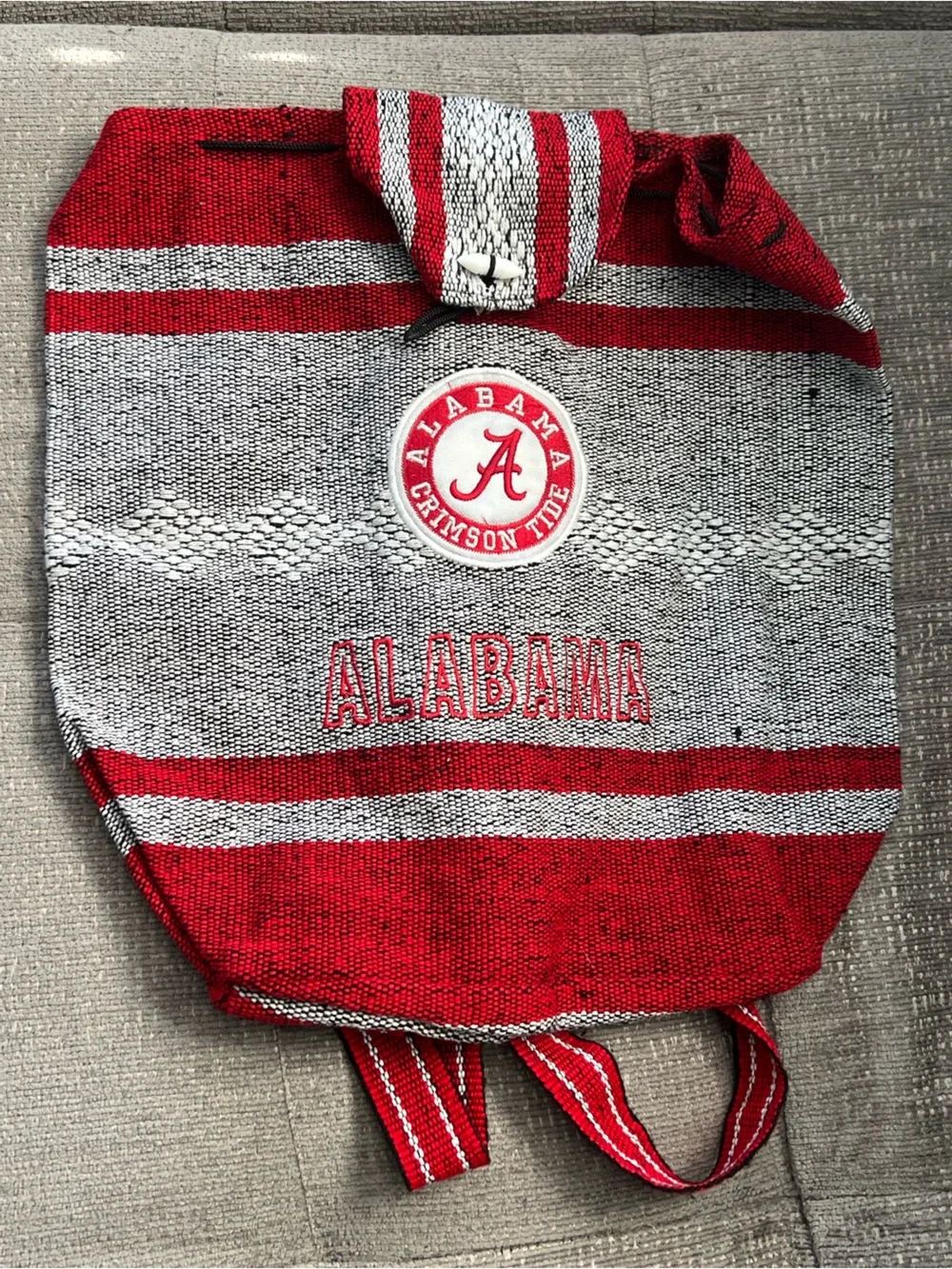 Woven Alabama crimson tide Backpack j20